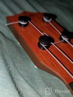 img 1 attached to Brown Classical Ukulele Guitar Musical Instrument For Kids - YEZI Toy review by Erin Abbott