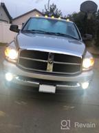 img 1 attached to XPCTD Upgraded LED Fog Lights Passing Lamps For Dodge Ram 1500 2500/3500 2002 2003 2004 2005 2006 2007 2008 2009 Durango 2004-2006 Truck Chrome review by Rene Carrell