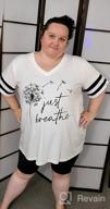 img 1 attached to Happy Sailed Womens Plus Size Tunic Tops Summer Short Sleeve V Neck/Crew Neck Loose Casual Tee Shirt(1X-5X) review by Ricky Khan