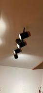 img 1 attached to E26 4-Light Adjustable Track Lighting Kit With Metal & Wood Shade - Perfect For Living Room, Kitchen Or Utility Room (White) review by Srivatsan Oling