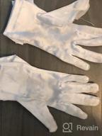 img 1 attached to Gorgeous Satin Gloves for Special Occasions, Weddings, and Parties - Tandi Girls' Short Formal Dress Pageant Gloves review by Mat Thompson