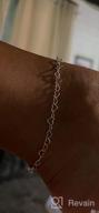 img 1 attached to Magnificent Miabella: Sterling Silver Italian Rolo Heart Link Chain Anklet - Ideal for Women and Teen Girls, Available in 9, 10, and 11 Inch Sizes - Proudly Made in Italy! review by Jason Maciel