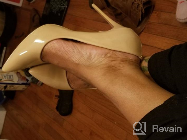 img 1 attached to Step Out In Style: Women'S Classic Stiletto Pointed-Toe Dress Pumps By DailyShoes review by Marcus Price