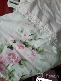 img 7 attached to FADFAY Shabby Pink Floral King Size Bed Sheet Set - Premium Cotton Deep Pocket Sheets For A Cozy Night'S Sleep - 4-Piece Set Included