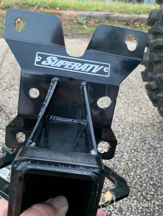 img 1 attached to SuperATV 2" Rear Receiver Hitch For Can-Am Maverick X3 900 / X3 X / X3 Max - Includes Cotter & Hitch Pin - 1650 Lbs. Tow Capacity - Heavy-Duty 3/16” Steel - Compatible With Standard 2" Attachments review by Seth Wood