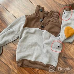 img 6 attached to Gioberti Kids and Boys Knitted Pullover Sweater with 100% Cotton and Button-Down Collar