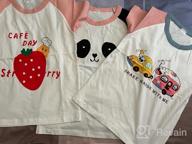 img 1 attached to 👧 Adorable Kumary Toddler Little Girls' Clothing - 3 Packs of Sleeve Tops review by Hassan Barrera