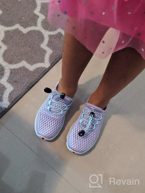 img 1 attached to 👟 STQ Water Sneakers for Little Girls: Summer Athletic Shoes review by Karla Schwinden