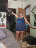img 1 attached to 👙 Septangle Retro Swimdress with Tummy Control, Slimming and Shaping Swimsuit for Women review by Justin Webb