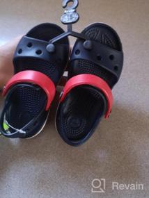 img 7 attached to Детские сандалии Crocs Crocband для мальчиков: стильные и удобные туфли для малышей