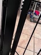 img 1 attached to PAWLAND Freestanding Dog Gate With Door: The Ultimate Solution For 80-Inch Wide Spaces, Stairs, And Doorways review by Gregory Rasmussen