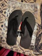 img 1 attached to Women'S Comfortable Cloth Strap Flip Flops W/ Arch Support By MAIITRIP review by Keith Wolff