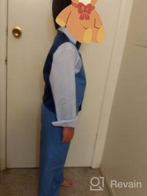 img 4 attached to 👔 Calvin Klein Boys' 4-Piece Formal Suit Set with Dress Shirt, Bow Tie, Suit Vest & Dress Pants