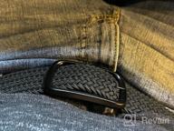 img 1 attached to Upgrade your Business Style with Bluecton Elastic Stretch Braided Men's Belt Accessories review by Jim Raju