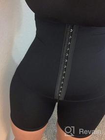 img 6 attached to Women'S High Waisted Tummy Control Shapewear Shorts Butt Lifter Thigh Slimmer Waist Trainer By FeelinGirl