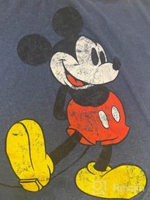 img 3 attached to Disney Classic Charcoal Distressed Standing Men's Apparel