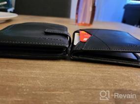 img 5 attached to 👔 VULKIT Men's Bi-Fold Leather Minimalist Wallet with RFID Blocking Technology - Sleek & Functional Men's Accessories