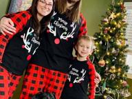 img 1 attached to Cotton Family Matching Christmas Pajamas Set For Women, Men, And Kids - Long Sleeve Sleepwear Jammies review by Roger Weinmunson