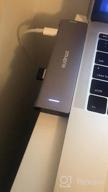 img 1 attached to 4K HDMI, 2 USB 3.0 Port, SD/TF Thunderbolt 3 USB C Hub Adapters For MacBook Pro 2020-2018 review by Ryan Selpasoria