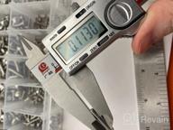 img 1 attached to Complete Stainless Steel Nuts And Bolts Assortment Kit With Hex Wrenches - A Must-Have For DIY And Industrial Projects review by Alex Prince