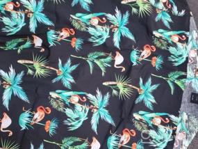 img 5 attached to Испытайте стильное лето с гавайскими рубашками Visive'S для мужчин - мужская рубашка с коротким рукавом на пуговицах / вверху