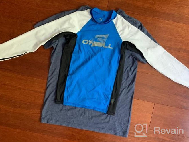 img 1 attached to 🩳 ONeill Premium Sleeve Graphite Boys' Swimwear for Youth review by Matt Buchanan