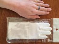 img 1 attached to 🧤 Child-Sized Satin Gloves - Short Length review by Caleb Olsen