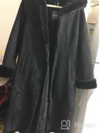 img 1 attached to Stay Warm In Style With BGSD Women'S Hooded Faux Shearling Maxi Coat review by Brian Nelson