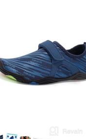 img 6 attached to FANTURE Water Shoes for Girls & Boys - Lightweight Comfort Sole, Easy Walking Athletic Slip-On Aqua Sock (Toddler/Little Kid/Big Kid)