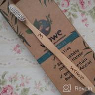 img 1 attached to Pack Of 4 Celebrate Bamboo Toothbrushes With Biodegradable Handle And Soft BPA-Free Bristles By Wowe Lifestyle - Organic And Natural review by Ron Kishore