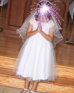 img 1 attached to Stunning iGirlDress Flower Girl Dress: Perfect for First Communion, Pageant, Wedding, and Birthday review by Betsy Nash