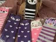 img 1 attached to Adorable Cartoon Animal Knee High Socks For Girls - Soft Cotton Over The Calf Socks By FNOVCO review by Telly Roden