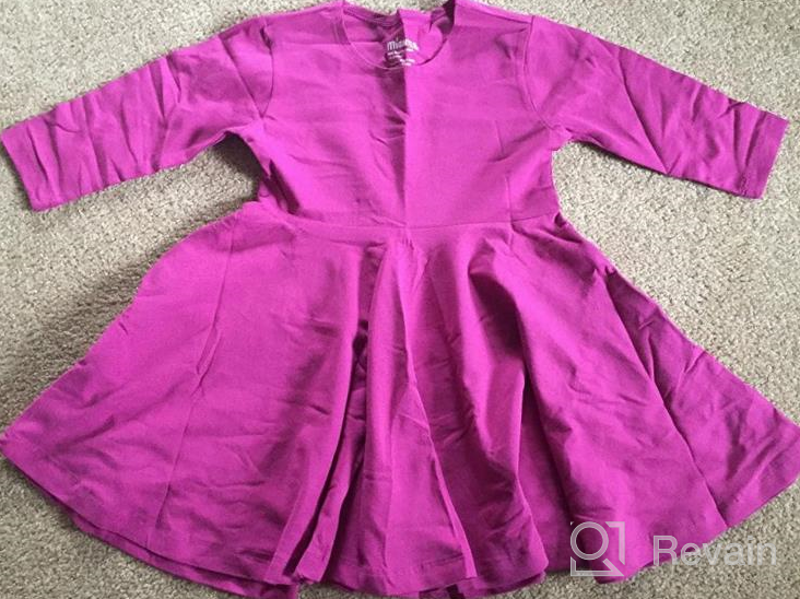 img 1 attached to Mightly Organic Girls' Sleeve Clothing for Dresses review by Scott Hall