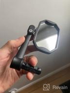 img 1 attached to 2022 BriskMore Bar End Bike Mirrors For Mountain Bikes - High Definition, Scratch Resistant Rearview 1 Pair (Right & Left) review by Sergey Chodavarapu