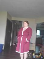 img 1 attached to Comfortable & Chic: Cotton Kimono Robes For Plus Size Women - Knee-Length Sleep & Lounge Wear review by Michael Mendoza