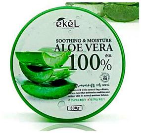 img 1 attached to Ekel Body Gel Soothing & Moisture Aloe Vera 100%, 300 ml, 360 g