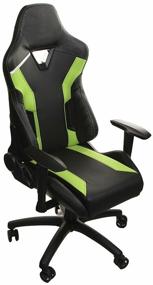 img 2 attached to Gaming chair ThunderX3 TC3, upholstery: faux leather, color: neon green