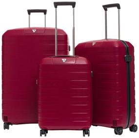 img 1 attached to Roncato Suitcase 5512 Box Medium Spinner *0109 Rosso