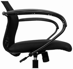 img 2 attached to CH-607 Executive Bureaucrat Chair with Black Mesh/Fabric Upholstery