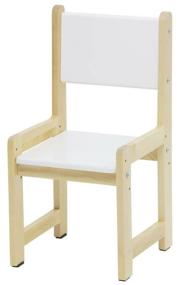 img 2 attached to Polini Kids set table+chair Eco 400 SM 68x55 cm white/natural