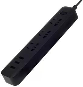 img 2 attached to Xiaomi Power Strip Surge Protector 3 Sockets 3 USB Black