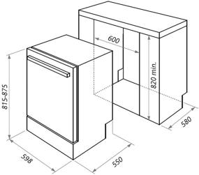 img 2 attached to Built-in dishwasher MAUNFELD MLP-12I