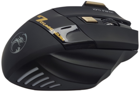 img 2 attached to Wireless gaming mouse GW X7 NB, 3200DPI , RGB, silent click, 2.4g, Black.