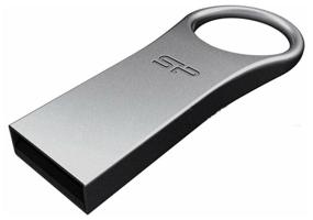 img 1 attached to Flash drive Silicon Power Firma F80 32 GB, silver gray