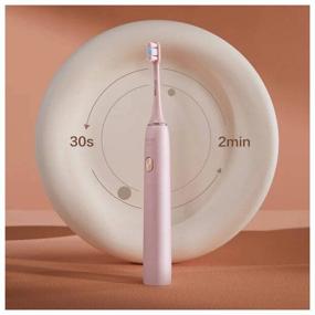 img 2 attached to Soocas X3U Electric Toothbrush Global Version, Sonic, Three Heads, 4 Cleaning Modes, Pink