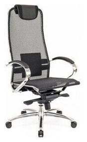 img 2 attached to 🖥️ Everprof Deco Mesh Executive Computer Chair: Textile Upholstery, Black Color