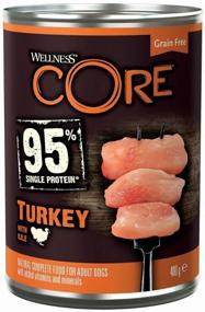 img 1 attached to Wet dog food Wellness CORE 95, turkey, with cabbage 1 pack. x 1 pc. x 400 g (for small breeds)