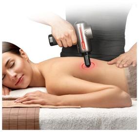 img 2 attached to 🔌 Black Electric Yamaguchi Therapy Massage Gun with Percussion Body Massager
