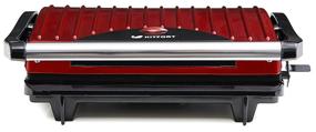 img 2 attached to Sandwich maker Kitfort KT-1609 Panini Maker, red