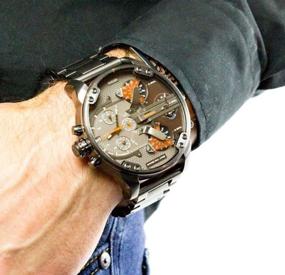 img 2 attached to Wrist watch DIESEL DZ7315 quartz, chronograph, stopwatch, waterproof, illuminated hands
